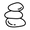 Ilustración de rocas. Formato PNG