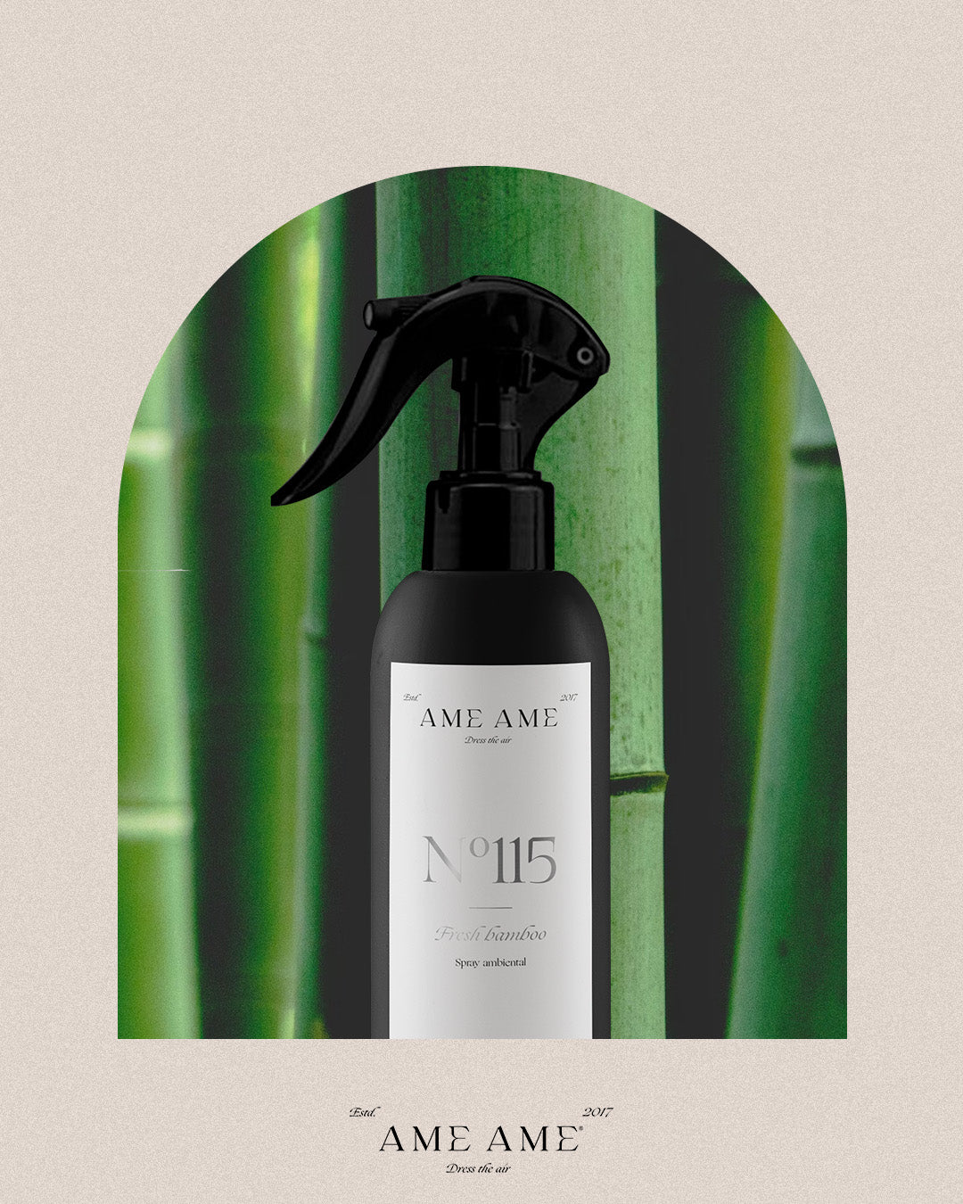 Spray Nº 115 Fresh Bamboo. Ame Ame. Fondo de bamboo