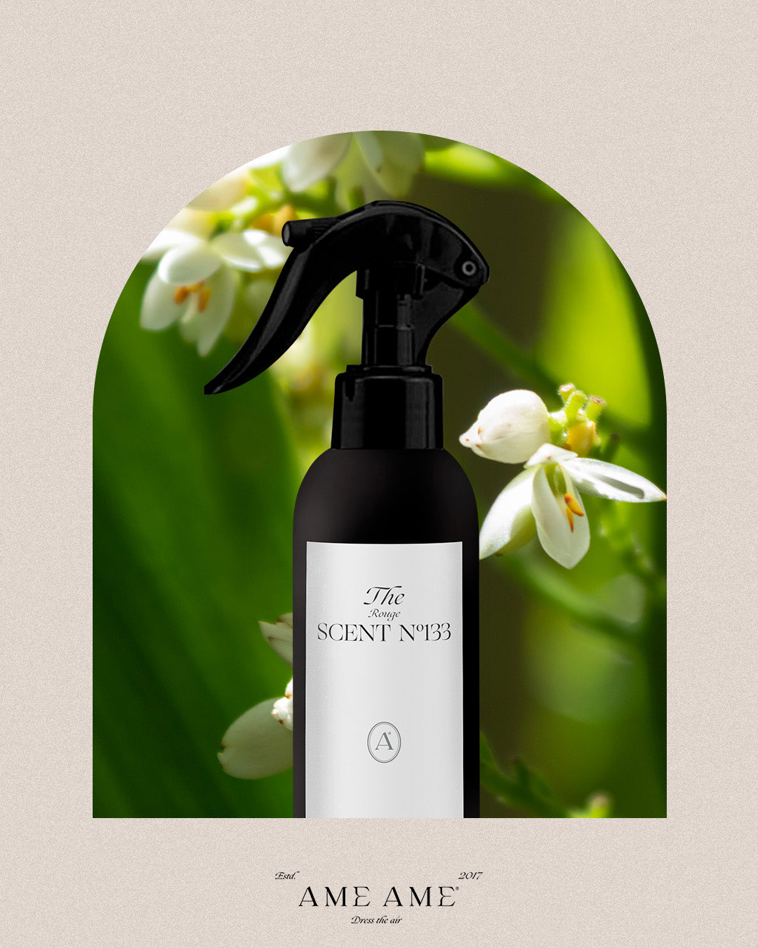 Spray Nº 133 Neroli. Ame Ame. Fondo de flor de neroli tunecino