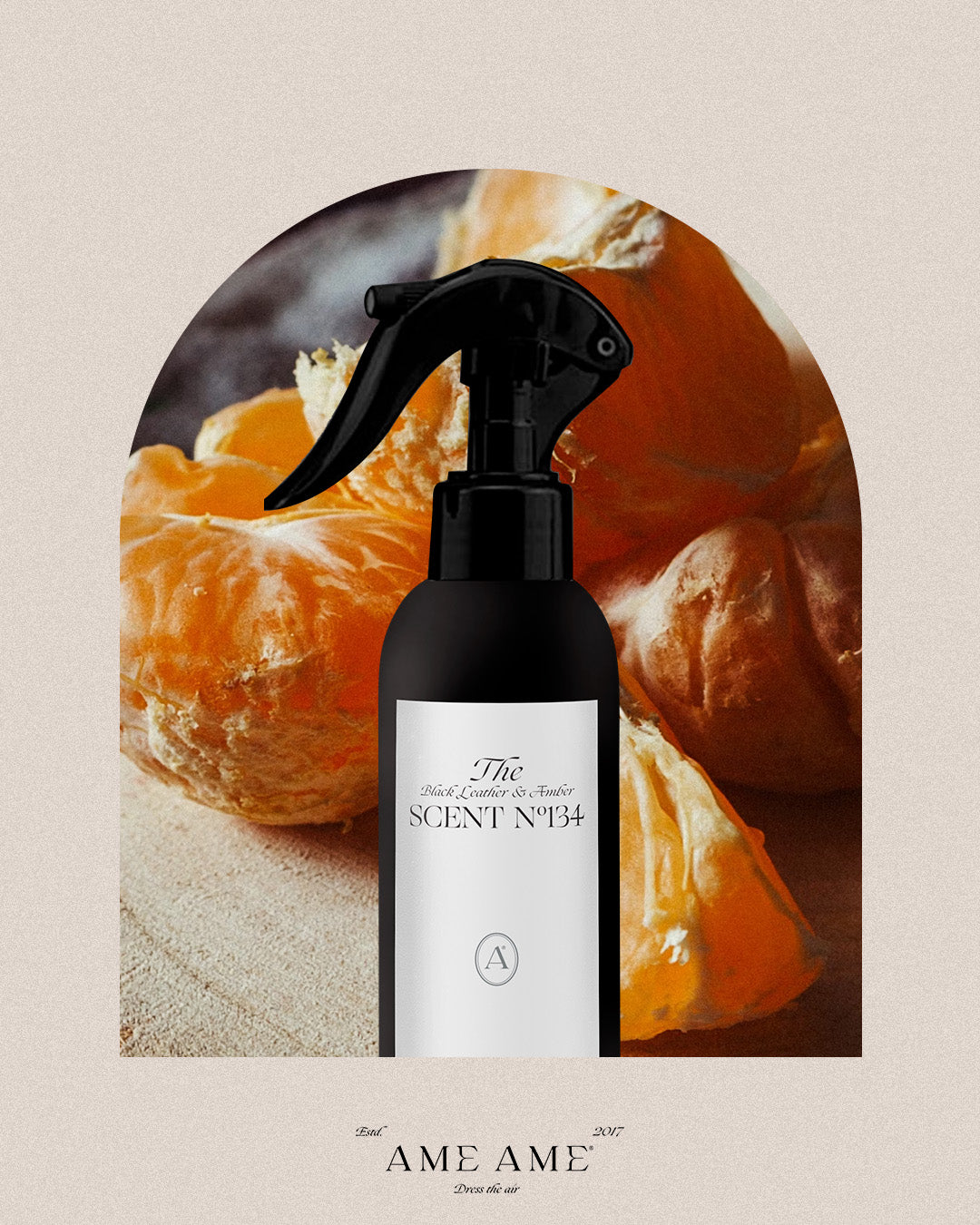 Spray Nº 134 Oud. Ame Ame. Fondo de mandarinas