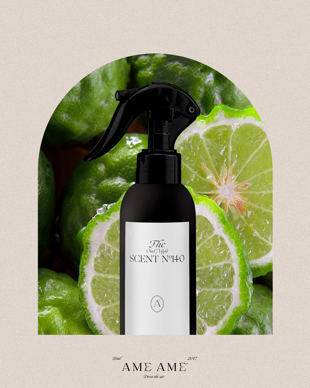 Spray Nº 140 Rouge. Ame Ame. Fondo de bergamota
