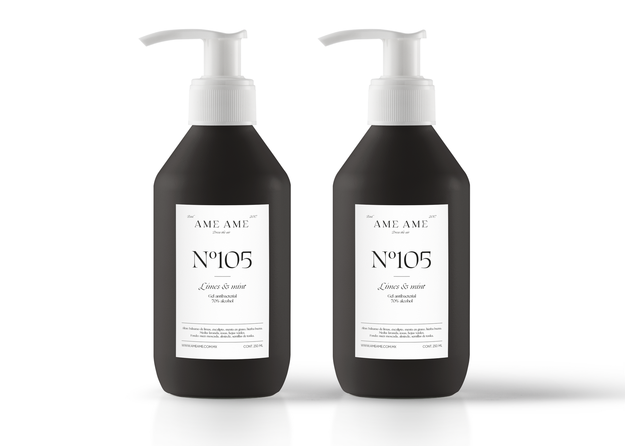 Gel Antibacterial Limes and Mint (No. 105) - 2 piezas. AME AME