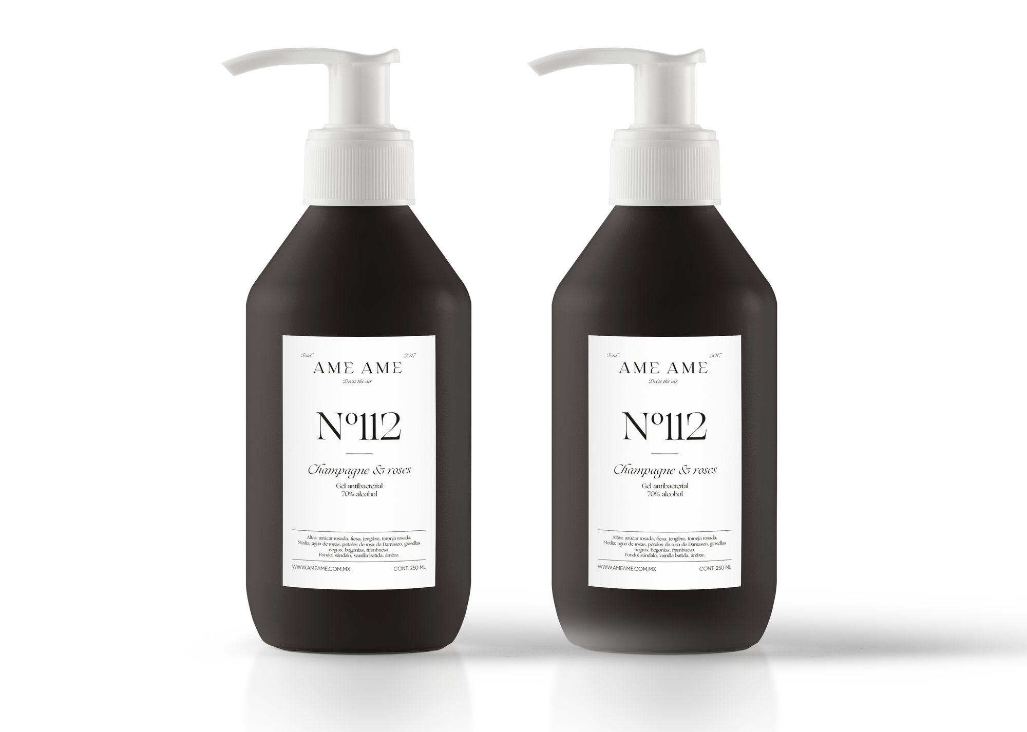 Gel Antibacterial Champagne &amp; Roses (No. 112 ) 2 piezas. AME AME