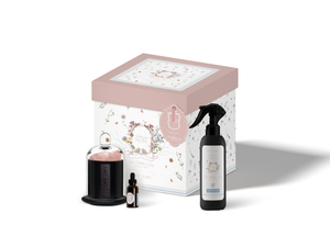 Kit Capelo Chico Cuarzo Rosa Gotero y Spray The Mother's Day Collection Negro