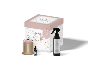 Kit Capelo Chico Cuarzo Rosa Gotero y Spray The Mother's Day Collection Oro