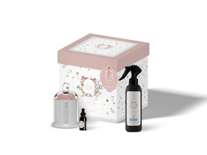 Kit Capelo Chico Cuarzo Rosa Gotero y Spray The Mother's Day Collection Plata